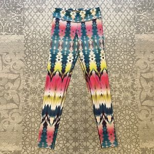 NUX Colorful Printed Leggings PANTS  XS
